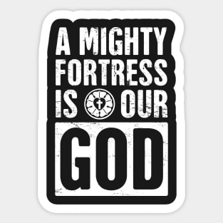 A Mighty Fortress | Lutheran Sticker